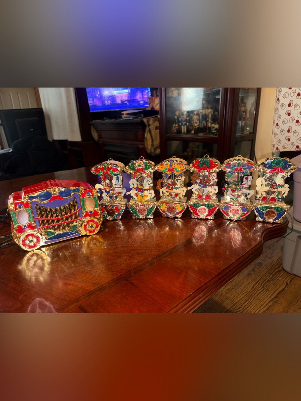 Vintage 1992 Mr. Christmas Holiday Carousel